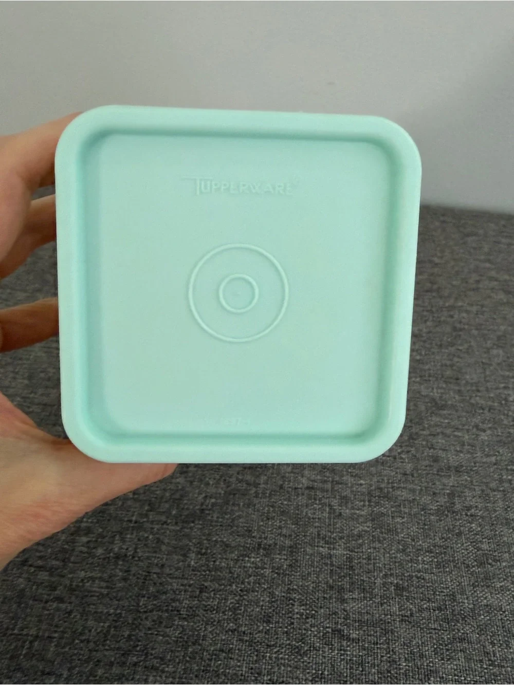 Tupperware Vintage Mint Green Cheese and Cracker Keeper Container Slide Out Tray